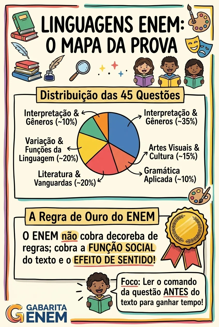 Linguagens ENEM: O Mapa da Prova Completo