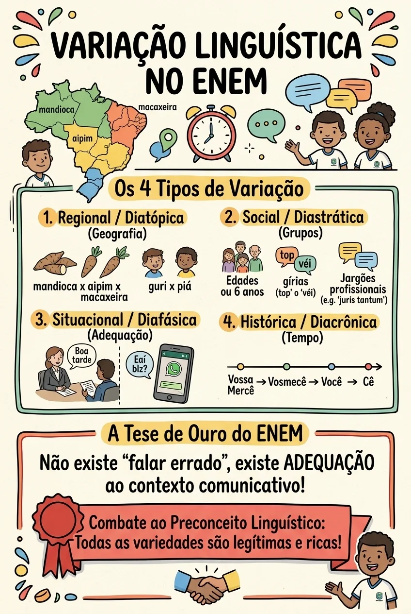 Variação Linguística: Norma Culta e Regionalismos