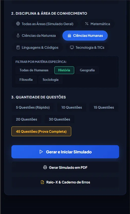 Estatísticas do Aluno